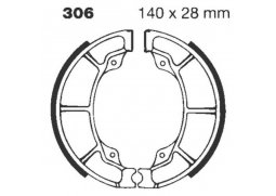 EBC H 306 G brzdové pakny čelisti na motorku