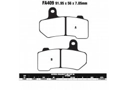 EBC FA409 organické brzdové destičky pro motorku