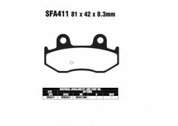 EBC FA411 organické brzdové destičky pro motorku