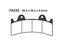 EBC FA243 organické brzdové destičky pro motorku