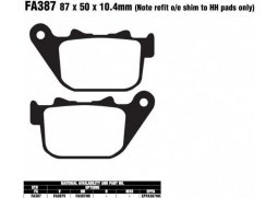 EBC FA387 HH sintrované brzdové destičky pro motorku