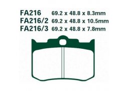 EBC FA216/3 organické brzdové destičky pro motorku