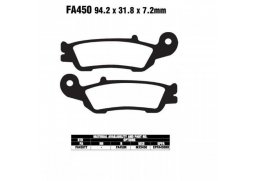 EBC FA450 MXS sintrované brzdové destičky pro motorku