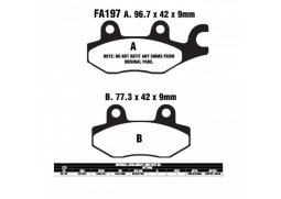 EBC SFA197 SC organické brzdové destičky pro motorku