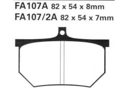 EBC FA107/2 A organické brzdové destičky na motorku
