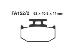 EBC FA152/2 TT karbonové brzdové destičky pro motorku