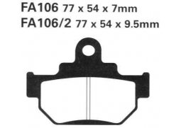 EBC FA106/2 TT karbonové brzdové destičky pro motorku