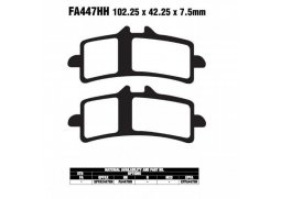 EBC GPFAX447 HH sintrované brzdové destičky pro motorku