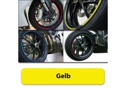 Proužky na ráfky GP Style, žluté, 7mm široké, pro 16-19 palcová kola
