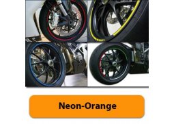 Proužky na ráfky GP Style, neon oranžové, 7mm široké, pro 16-19 palcová kola