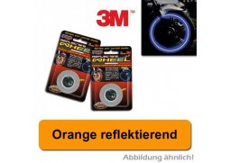 3M proužky na ráfky kola reflexní oranžová, 5mm, 6 metrů, až na 18´´ kola
