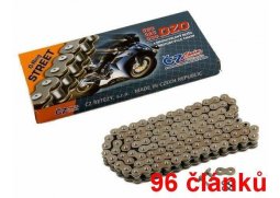 ČZ řetěz 530DZO barva černá, 96 článků včetně nýtovací spojky RIVET