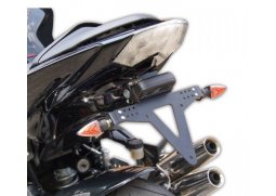 Držák SPZ KAWASAKI Z750 07-12 Z750R, 11-12, Z1000/S, 07-09, s držákem odrazky KAWASAKI Z 1000 rok 07-09