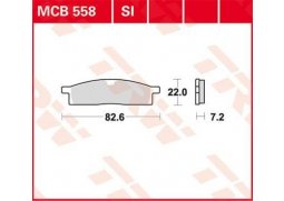 TRW MCB558 organické brzdové destičky na motorku