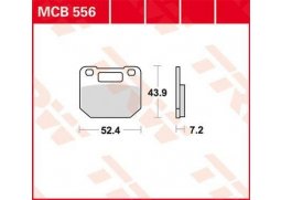 TRW MCB556 organické brzdové destičky na motorku