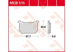 TRW MCB515 organické brzdové destičky na motorku