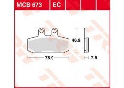TRW MCB673EC scooter organické brzdové destičky pro skůtr