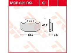 TRW MCB625SI offroad sintrované brzdové destičky na motorku