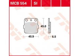 TRW MCB554SI offroad sintrované brzdové destičky na motorku