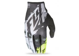 FLY RACING KINETIC 2017 motokrosové rukavice, barva černá žlutá fluo