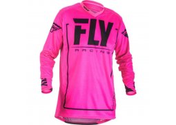 FLY RACING LITE 2018 dres na motokros, barva růžová černá