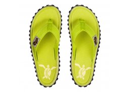 Gumbies Lime Turtle žluté textilní žabky flip-flop
