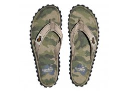 Gumbies Camouflage maskáčové textilní žabky flip-flop