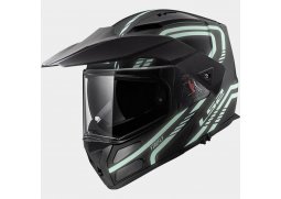LS2 FF324 METRO EVO FIREFLY, černá matná výklopná helma na motorku
