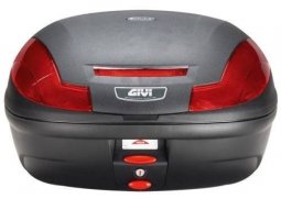 GIVI Kufr E 470N Simply - Monolock, černý červené odrazky