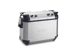 GIVI OBKN 37AR stříbný pravý kufr Trekker Outback hliníkový (Monokey boční), objem 37 litrů