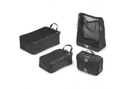 GIVI T 518 travel set - čtyřdílná sada textilních taštiček, černá