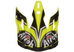 náhradní kšilt pro přilbu Airoh AVIATOR 2.2 Cairoli Mantova (žlutá/modrá/černá)