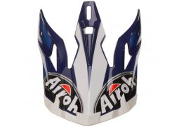 náhradní kšilt pro přilbu Airoh AVIATOR 2.2 CAIROLI OTTOBIANO (bílá/modrá)