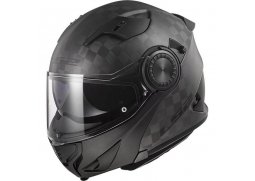 LS2 FF313 VORTEX SOLID Carbon černá matná výklopná karbonová helma na motorku