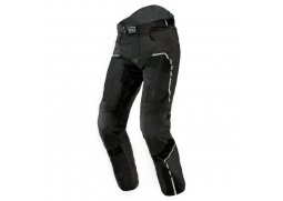 Kalhoty na motorku Ozone Jet II, černé textilní letní kalhoty