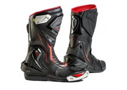 Sportovní boty Rebelhorn Piston II CE, černé fluo červené boty na motorku