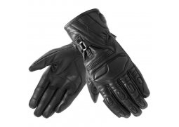 Kožené rukavice Ozone Touring II, černé rukavice na motorku
