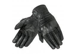 Kožené rukavice Rebelhorn Thug PRO CE, černé rukavice na motorku