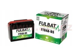 Motobaterie Fulbat 12V, FTR4A-BS, 2,3Ah, 35A, bezúdržbová MF AGM 114x49x86, (včetně balení elektrolytu) TGB SKY 50 rok 97-00