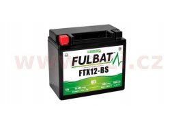 Motobaterie Fulbat 12V, FTX12-BS GEL, 10Ah, 180A, bezúdržbová MF AGM 150x87x130 KAWASAKI KLE 500 rok 91-07