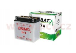 Motobaterie Fulbat 12V, FB7-A, 8Ah, 124A, konvenční 135(145)x75x133, (včetně balení elektrolytu) SUZUKI TU 125 X rok 1999