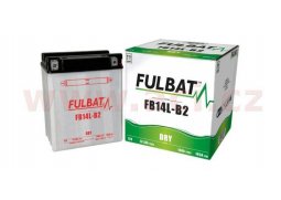 Motobaterie Fulbat 12V, FB14L-B2, 14,7Ah, 165A, konvenční 134x89x166 (včetně balení elektrolytu) SUZUKI GSX 1100 G rok 91-96