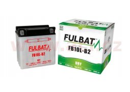 Motobaterie Fulbat 12V, FB10L-B2, 11Ah, 130A, konvenční 135x90x145, (včetně balení elektrolytu) PIAGGIO SUPER HEXAGON 180 GTX rok 00-02