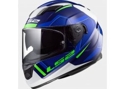 LS2 FF320 STREAM EVO AXIS BLUE WHITE modrá bílá integrální helma na motorku