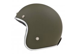 Nox N242 zelená khaki matná otevřená přilba na motorku