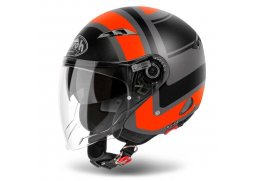 Airoh CITY ONE Wrap oranžová matná otevřená přilba na motorku