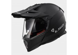 LS2 MX436 PIONEER SOLID Matt Black černá matná enduro helma na motorku