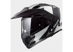 LS2 FF324 METRO SUB WHITE BLACK P/J, bílá černá výklopná helma na motorku