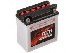 Motobaterie A-tech 12V, YB9-B, 9Ah, 130A, konvenční 135x75x139 (včetně balení elektrolytu) APRILIA SR 50 R rok 05-11