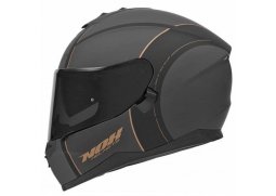 NOX N302 BOWLER šedá matná černá bronzová integrální přilba na motorku